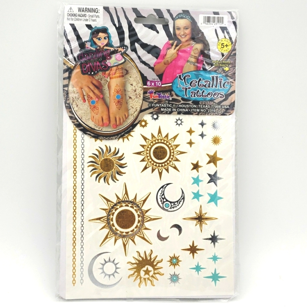 METALLIC TATTOOS $8 or 3/$12 BUNDLE